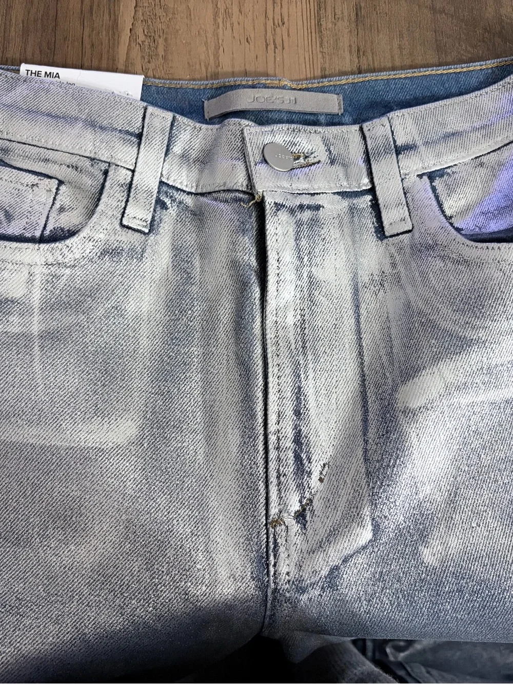 Joe's Jeans The Mia Metallic High Rise Wide Leg - NWOT